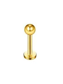 1件钛金属内螺纹唇/鼻钉，锆石耳软骨耳廓耳屏穿孔饰品，女士 - 方晶鋯石耳環 - 查看 8