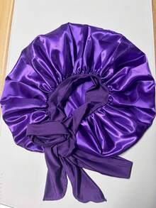 Silk Fabric Adjustable Drawstring Sleep Cap, Suitable For Women With Natural Curly Hair Hair Sleep Cap - Multicolor - View 13