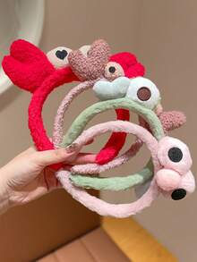 Băng đô họa tiết ếch (1/2 chiếc) | Băng đô hình mặt động vật dễ thương dành cho nữ, thích hợp cho việc chăm sóc sắc đẹp | Mũ tắm độc đáo để tự chăm sóc và thư giãn - Nhiều màu - Xem 4