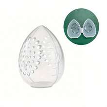 1/2 st sminksvampmixer, hållare för sminksvampar, torklåda för sminksvampar med genomskinlig ram, lämplig för semester, strand, badrum, sovrum, stor kapacitet - Multifärgad - Visa 11