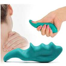 1pc Mini Green Thumb Massager Acupressure Tool For Body Relax Pain Relief Home Gym Sport Health Care - 綠色 - 查看 3