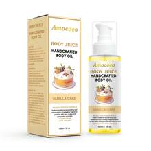 ✨220ml+60ml Vanilla Cake Scent Body Oil 2-Piece Duo Set | Home & Travel Size Aromatherapy Body Oil - Long Lasting Moisturizing, Fast Absorbing, Non-Greasy & Non-Sticky | Dry Skin Hydration, Daily Body Care With Long Lasting Fragrance | Gift Ready On-The-Go Skincare - 蛋糕味 - 查看 13