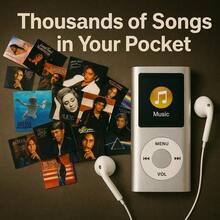 Limited New Year Gift | 1.8-Inch Lossless MP3 Player Stylish Portable On-The-Go Music - Silver - View 8