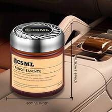 1个装汽车固体香氛，持久留香，可放置于杯架，为您的爱车营造清新迷人的氛围。适用于汽车空气清新和家居除臭。多种香型可选。女士汽车配件，汽车装饰。也适用于卧室、衣橱、浴室。 - A - 查看 17