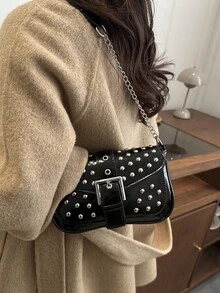 Cross-Border Chic And Elegant Versatile Style Women's Bags, 2026 Spring New Fashion And Simple Bags - Black - View 10
