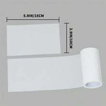 一次性隔离膜，10厘米 x 16米卷装，适用于纹身、牙科和医疗表面保护，防水、防尘、清洁 - 白色 - 查看 9