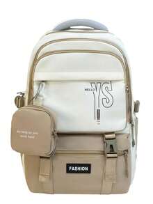 Unisex Nylon Zipper Backpack, Large Capacity Multi-Function Backpack, Suitable For Various Occasions And Daily Use - 9022 - View 15