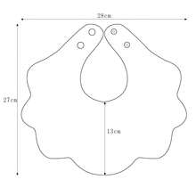 6条穆斯林纯棉婴儿围兜，柔软、舒适、透气、吸水性强、时尚 - 粉色 - 查看 6
