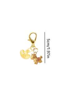 马年招财钥匙扣 | 铁合金马形吊坠，斋月吊坠，象征即刻财富，红金马鞍，手机挂饰，包包挂饰，新年节日吊坠，马年钥匙扣，适合居家、通勤、返校、新年、旅行、返校礼物、开斋节礼物 - 彩色 - 查看 9