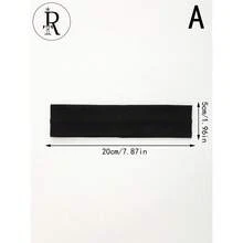 1条女士纯色发带，涤纶材质，轻盈透气，适合运动、瑜伽、健身，佩戴舒适，四季皆宜，可作运动发带、跑步发饰、瑜伽头巾、运动吸汗带 - 彩色 - 查看 18