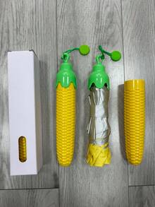 1把创意蔬菜水果造型雨伞，茄子、辣椒、胡萝卜、玉米图案，可爱遮阳伞，妇女节礼物，旅行必备，婚礼回礼，Y2K风格，卧室装饰，汽车配件，厨房装饰，可爱小物 - 彩色 - 查看 9