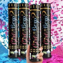 2/4 Stück Konfetti, Party-Dekoration Gender-Reveal-Konfetti, Event- und Partyzubehör, Party-Deko-Zubehör Konfetti-Stäbchen, Party-Konfetti, Geburtstags-Konfetti, Feierzubehör, festliche Dekorationen, bunte Konfetti - 4 Rosa - Übersicht 8