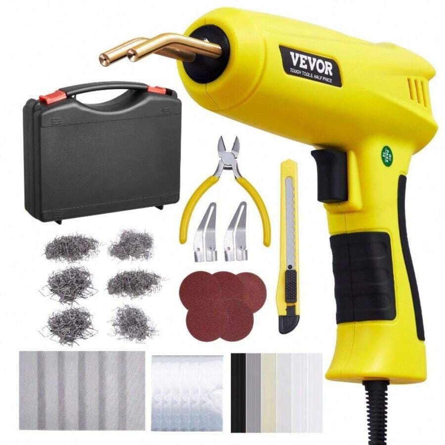 Plastic Welder 220W Plastic Welder Gun Kit With 1200 Staples & 76 Rods - 220 W - Xem 1