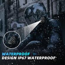 Motorcycle Bluetooth 5.0 Helmet Headphones Wireless Hands-Free Call Kit Stereo Anti-Interference Waterproof Music Player Speaker