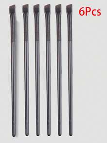 3pcs/Set Makeup Brush Set With Unique Blade-Shaped Eyebrow, Liquid Eyeliner And Oblique Eyebrow Brush, Suitable For Beginners, Eyebrow Brush, Eyeshadow Brush, Brush - Multicolor - View 15