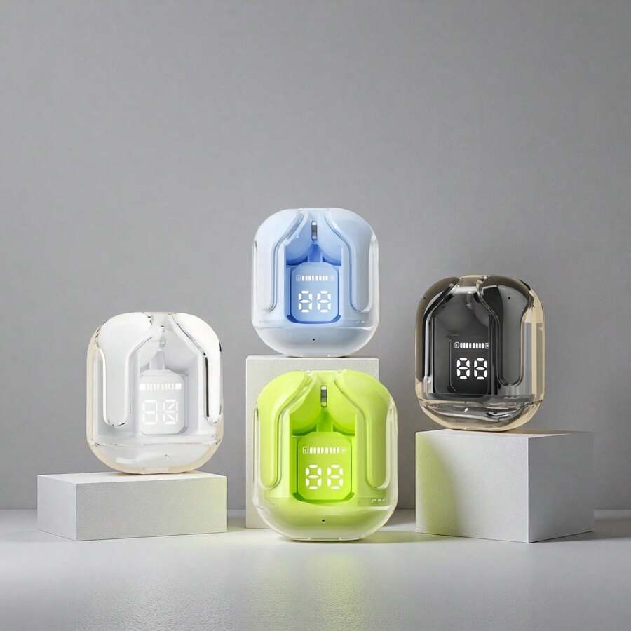 原装T2 TWS透明无线蓝牙耳机，HIFI音质，无线耳塞，蓝牙耳机 - 均碼 - 查看 1