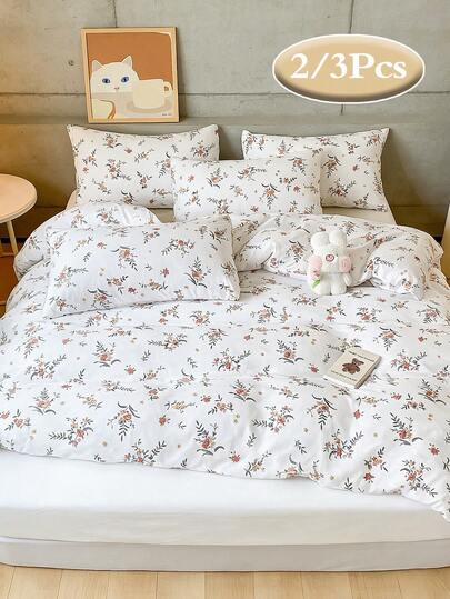 2/3 delar modernt tryckt påslakanset, supermjukt och andningsbart sängkläder, lakanset, skrynkelfritt, full storlek (1 påslakan + 1/2 örngott, ingen fyllning) lämplig för alla årstider, mjukt och bekvämt, lämpligt för studenthem, sovrum, hotell, med dragkedja och örngott, hållbart i flera färger, extra stora sängkläder, extra stora påslakanset lämpligt för rumsinredning, resor och studenthem (pojkar/flickor)