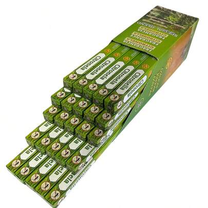Incenso Citronela Com 200 Varetas Anti Insetos Mosca Pernilongo Dengue