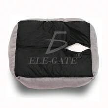 Cama Rectangular Lavable para Perros, Cálida y Cómoda, -Para Perros Medianos y Grandes - Nido cuadrado de ramio ta - Ver 4