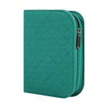 1pc Diamond Plaid Crochet Storage Bag, DIY Knitting Accessory Storage Pouch Suitable For Crochet Hooks, Sewing Supplies