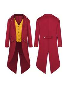 Men Cosplay Clothing - Red - View 6