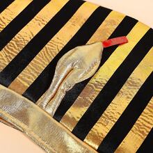1pc - Halloween/Easter Performance Party Hat, Egyptian Golden Pharaoh Hat, Interesting Snake Head Hat - Multicolor - View 4