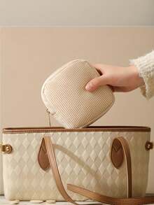 1pc Portable Sanitary Pad Storage Bag, Suitable For Girls And Students During Menstruation - Multicolor - View 2