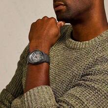 Fossil Everett Business Hollow Automatic Mechanical Men's Watch, Blue Round Dial With Silver Stainless Steel Case, Elegant And Fashionable, Suitable For Daily Business Wear, Men's Gift, Model: ME3220, ME3206 - Grey - View 5