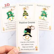 4pcs New Style Inspiration Dwarf Keychain Set | Dwarf Day Pendant, Suitable For Men And Women, Friends And Colleagues - With Lobster Buckle, Zinc Alloy, Perfect St. Patrick's Day And Easter Gift, Phone Case, Decorative Car Rearview Mirror Penda - Multicolor - View 1