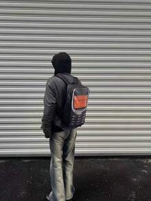 Online Dating Masters Spoof Nokia Niche Backpack "Call Me If You Want" Slogan Pu Leather Schoolbag - Nokia Backpack - View 9