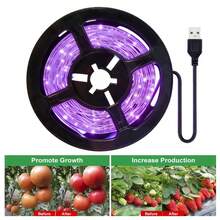 USB Powered LED Plant Growth Light, Indoor Potted Plant Supplementary Lighting, Desktop Seedling Grow Light, Green Plant Care - Purple - View 4