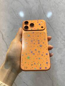 适用于 17 Pro Max 的套装：星星背贴、心形背膜、激光镜头保护膜。可爱，非常适合送给女孩，是生日礼物和情人节礼物的理想之选。 - 無色 - 查看 5