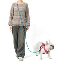 免手持反光斜挎牵引绳，多功能跑步牵引绳，宠物牵引绳，防丢绳 - 彩色 - 查看 5