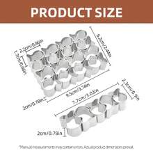 1 Set Of 5/16 Stainless Steel Mini Fish Cookie Molds And Cutter, Goldfish Cookie Cutter Tool, Fish-Shaped Food Snack Baking Molds, Kitchen Supplies - - - View 2