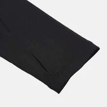 Asics Męska koszulka z długim rękawem do biegania z lycry, dzianinowa koszulka bez kołnierzyka 2011D623-001 - Czarne - Zobacz 5