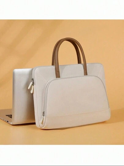 1 حقيبة كمبيوتر محمول متعددة الطبقات عصرية وبسيطة، مقاومة للماء والبلى والخدش، حقيبة للعودة إلى المدرسة