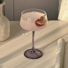 Japanese Kimura Crystal Stemware, Martini Glass, Women's Cup, Niche Design Purple Lady's Special Cocktail Glass, High-End Feeling Cocktail Glass, Wine Glass, Glassware - Purple - View 8