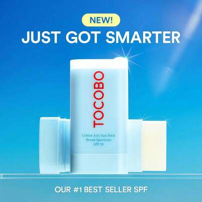 Cotton Airy Sun Stick SPF 50 Broad Spectrum – Lightweight Korean Sunscreen For Face & Body