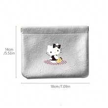 1pc Automatic Closure Portable Data Cable Organizer Bag, Suitable For Earphones, Chargers, Power Banks, Cosmetics Samples, Mini Pouch - Multicolor - View 16