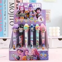 Bộ 1/2/3/4/5/6 bút bi in hình nhóm nhạc thần tượng K-Pop, bút bi học sinh, bút vặn, bút viết, bút bấm màu xanh dương, văn phòng phẩm học sinh, dụng cụ viết, quà tặng học sinh, đồ dùng học tập và văn phòng phẩm. - Nhiều màu - Xem 2