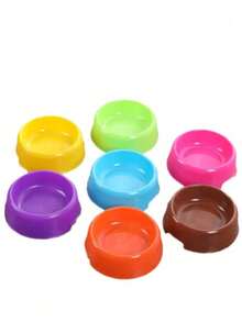 Conjunto de 4 Peças de Tigelas de Plástico para Animais de Estimação, Incluindo Tigelas Pequenas para Cachorros, Tigelas de Ração Reutilizáveis para Hamsters e Cachorros, Tigelas de Alimentação para Gatos e Filhotes, Acessórios e Suprimentos para Festas de Aniversário e Feriados de Animais de Estimação. Disponível em Várias Cores, Tornando-o o Presente Perfeito para Amantes de Animais de Estimação - 100ml - Visão 4