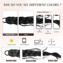 多功能天然编织发圈配饰 - Dark Brown - 查看 9