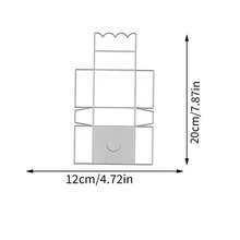 Creative Gift Box Dies, DIY Scrapbooking Album And Embossing Stencil, Greeting Card Making Tool, Card Paper Cutting Crafts ,Gift Card Making Template Die Cuts. - Silver - View 7