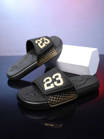 2026 Spring/Summer New Men's Soft Bottom Plus Size Slippers Size 47, Non-Slip Wear-Resistant Lightweight Soft Slippers, Indoor Casual Flip Flops, Outdoor Beach Slip-On Sandals