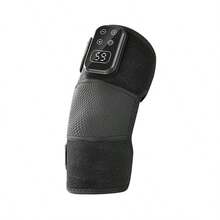 Wireless Heated Knee Massager, Knee Pain Relief Therapy, Self-Heating Knee Brace For Arthritis And Old Cold Legs, Electric Heated Knee Massager With LCD Temperature Control, Knee Heating Therapy Massager - Multicolor - View 14