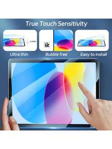 XINHONGYU 2pcs High Definition Anti-Scratch Tempered Glass Screen Protector Compatible With IPad 5/6/7/8/9 10.2/10.5 Inch, Compatible With IPad Air 1/2/3/4/5 10.9 Inch, Compatible With IPad Mini 1/2/3/4/5/6, Compatible With IPad Pro 11 Inch 1/2/3, Compatible With IPad Pro 12.9 Inch 2015-2024-2025 Models, Clear And Transparent, Suitable As Birthday Gift - Clear - View 4
