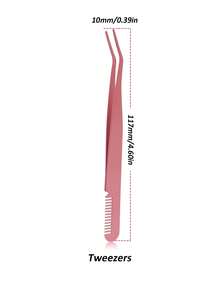 Rikuaild 468pcs Eyelash Extension Kit, Includes 5-7mm Lower Lashes, 16-20mm Spiky Lashes, 8-16mm Fluffy Mixed Thickness Lashes (60D+80D+100D) For Thick Manga-Style Lashes, 2-In-1 Lash Glue, Tweezers, Brush - Lash Tool Set For Party, Vacation, Travel - 彩色 - 查看 9