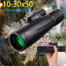 10-30x50 Professional Zoom Monocular Telescope - Black - View 7