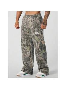 baggy jean hombre pantalones de hombre Hombre  casual  camuflaje digital estampado holgado pantalones deportivos pantalones de guardia - 2 - Ver 3