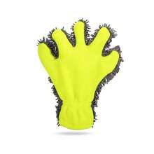 Chenille Cleaning Kit: Waterproof Fleece Car Wash Mitt, Specialized Car Brush, Lint-Free Rags & Wheel Cleaning Towels – Non-Scratch & Paint- - Multicolor - View 9